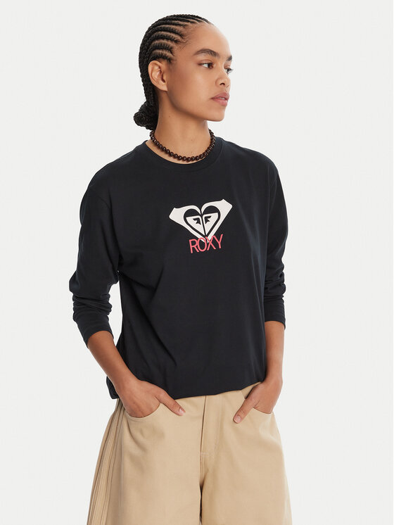Roxy Roxy Blusa Hangloose Art Ls ERJZT06035 Negro Regular Fit