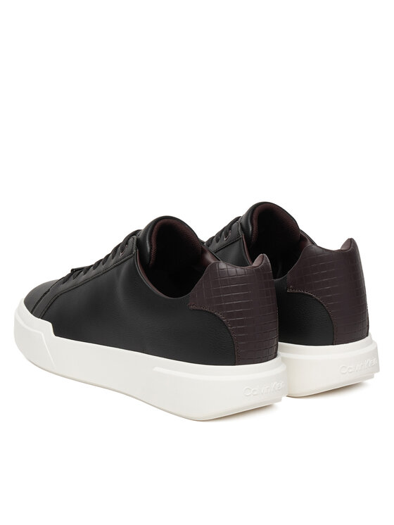 Calvin Klein Сникърси Calvin Klein Chunky Cupsole Laceup Clean Lth HM0HM02239 Черен