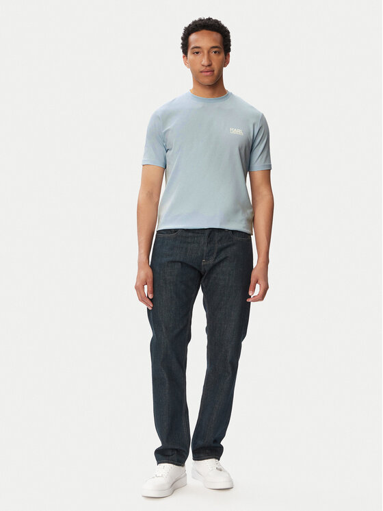 KARL LAGERFELD KARL LAGERFELD Camiseta 755781 563235 Azul claro Regular Fit