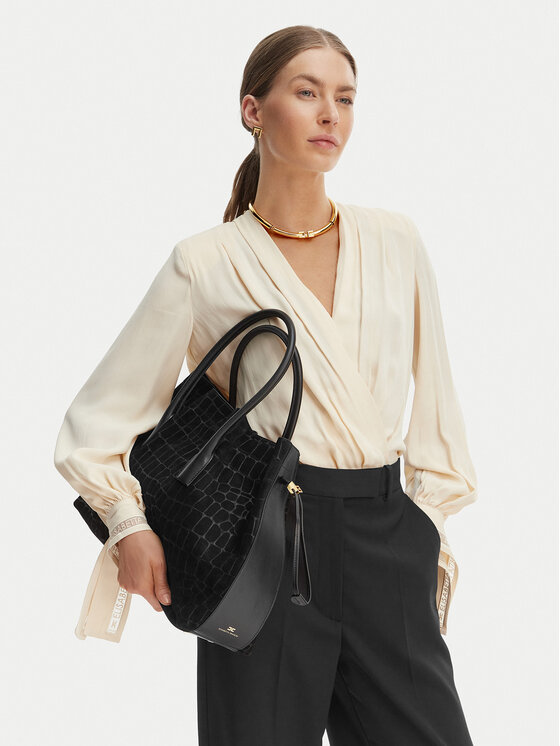 Elisabetta Franchi Bolso Elisabetta Franchi BS-19H-61E2-V890 Negro
