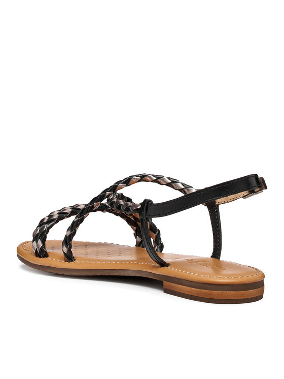 Geox Sandali Geox D Sozy S D65LXA 0KFKY C0067 Črna