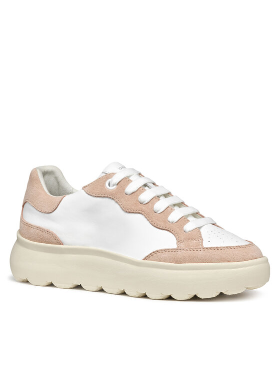 Geox Sneakers Geox D Spherica Ec4.1 D55TCA 08522 C1Z8Z Bianco