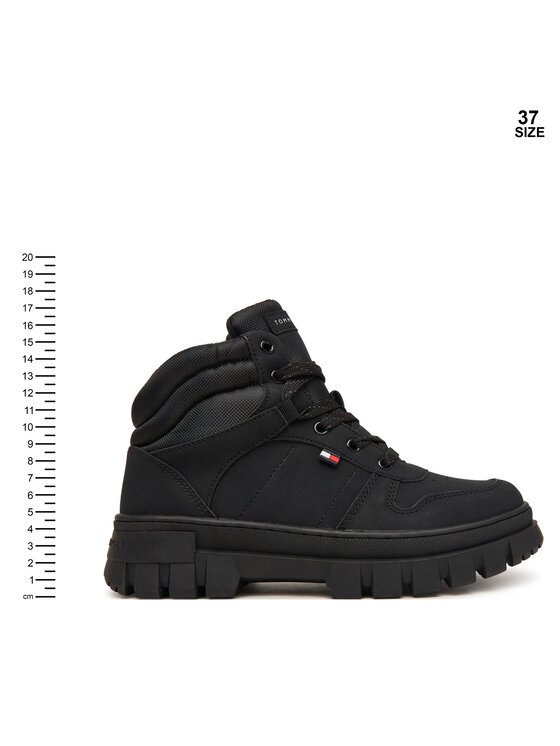 Tommy Hilfiger Trzewiki Tommy Hilfiger T3X5-35292-0316 S Czarny