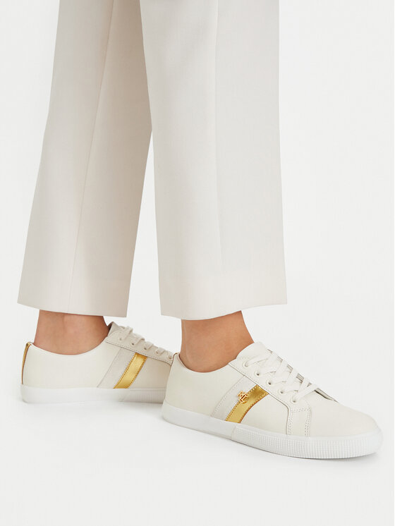 LAUREN RALPH LAUREN Sneakersy LAUREN RALPH LAUREN Janson II 802P02521002 Biały