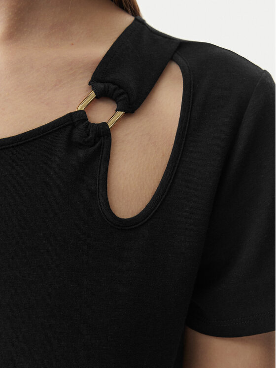 Liu Jo Sport Liu Jo Sport Camiseta TA6098 JS005 Negro Regular Fit