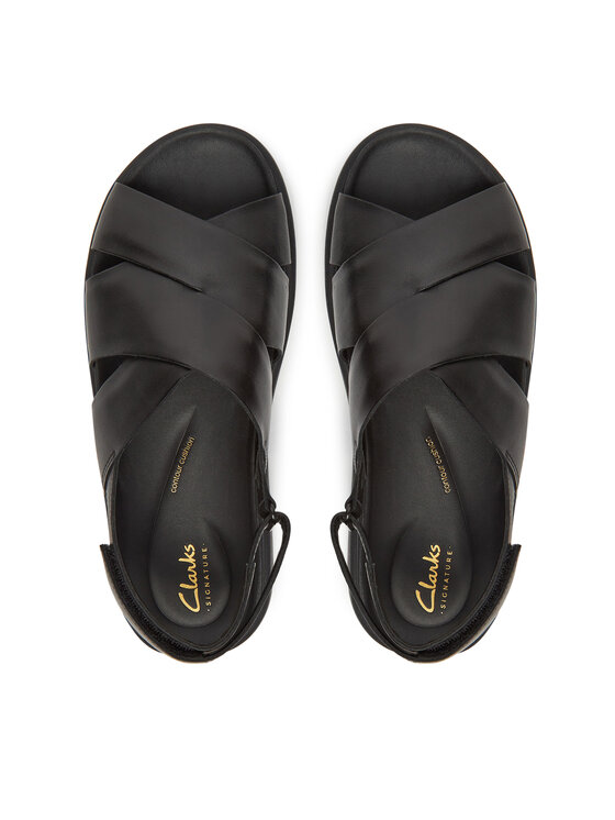 Clarks Sandály Clarks Aristella Sun 26181255 Černá