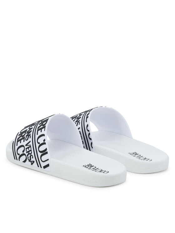 Versace Jeans Couture Шльопанці Versace Jeans Couture 79YA3SQ1 71352 003 Білий