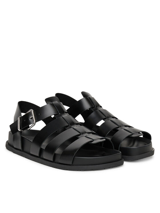 Tommy Jeans Sandali Tommy Jeans Tjw Fisherman Patent Sandal EN0EN02874 Nero