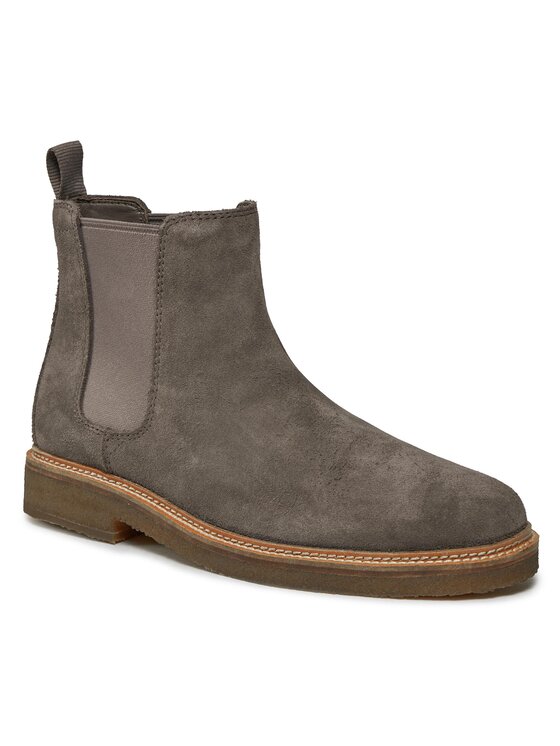Clarks Členková obuv s elastickým prvkom Clarks Clarkdale Easy 261735347 Sivá
