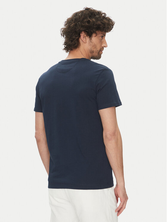 La Martina La Martina Футболка Algernon MAR300 JS206 Cиній Regular Fit