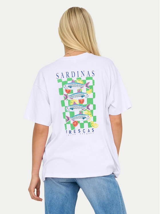 ONLY ONLY Футболка Vivvi 15346761 Білий Regular Fit