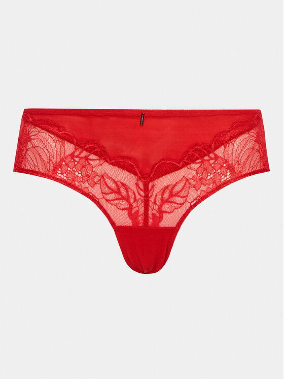 Chantelle Chantelle Braziliškos kelnaitės Midnight Flowers C12N40 Raudona
