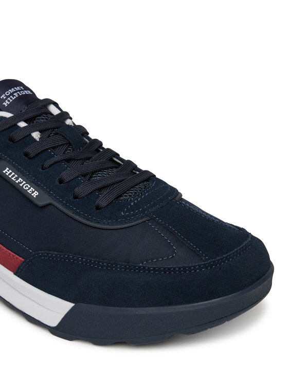 Tommy Hilfiger Snīkeri Tommy Hilfiger Retro Runner Nylon Mix FM0FM05523 Tumši zils