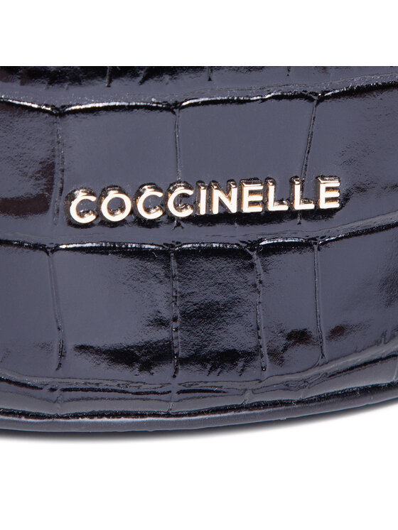 Coccinelle Сумка Coccinelle H71 Jude Croco Shiny Soft E1 H71 23 02 01 Чорний