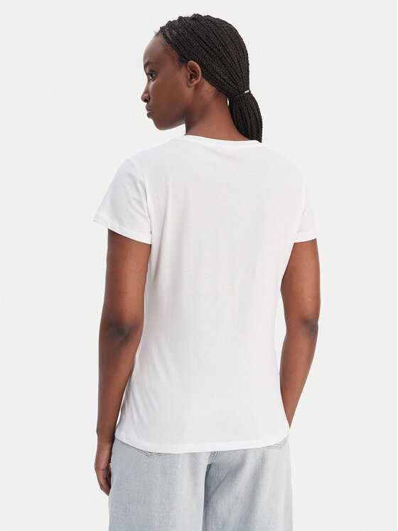 Liu Jo Liu Jo Camiseta WA6476 JS923 Blanco Regular Fit