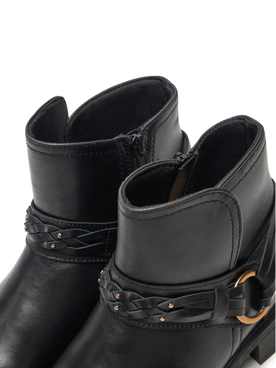 Clarks Ботильйони Clarks Hearth Kaylie 26179613 Чорний