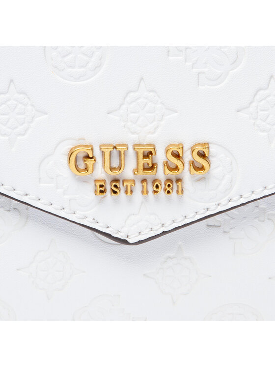 Rankinė Guess Zanelle Top Handle Flap HWPA84 92200 Balta | Eavalyne.lt