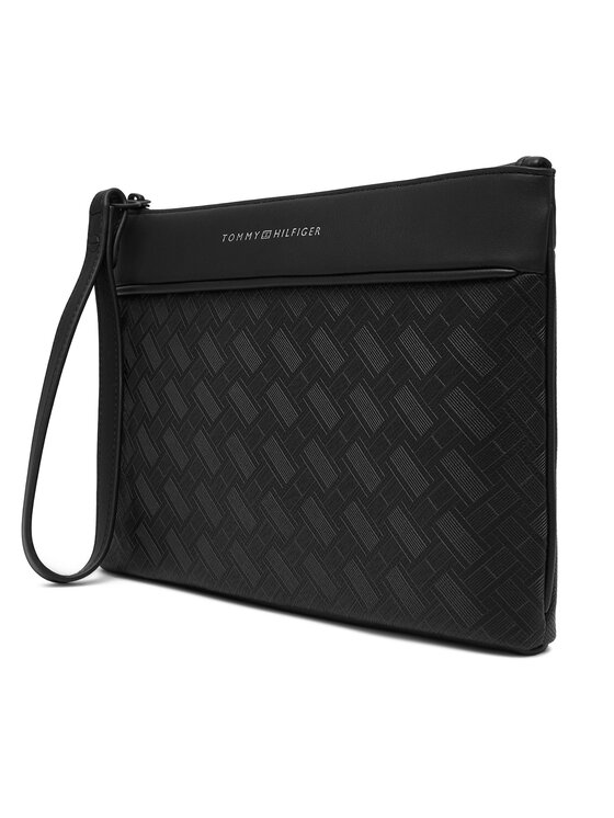 Tommy Hilfiger Τσαντάκι Tommy Hilfiger Th Modern Monogram Pouch AM0AM14826 Μαύρο