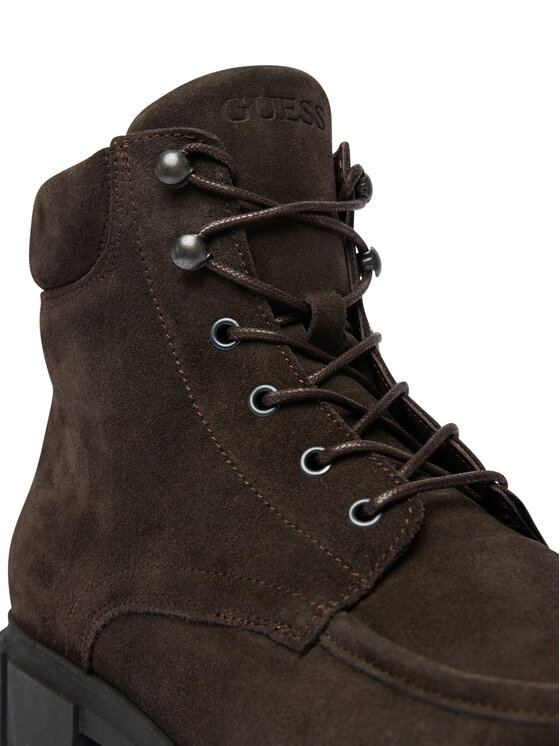 Guess Šnurovacia obuv Guess FMFFIL SUE10 Hnedá