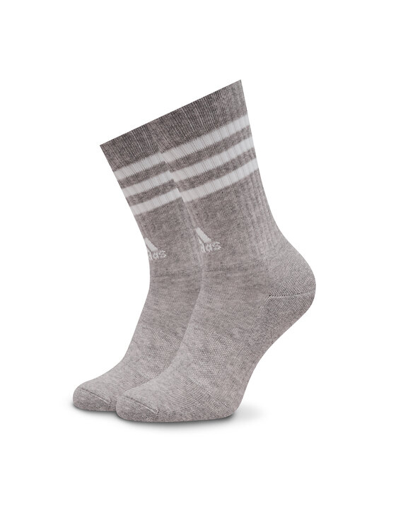 adidas Dlhé ponožky adidas 3-Stripes Cushioned Crew Socks 3 Pairs IC1323 Sivá