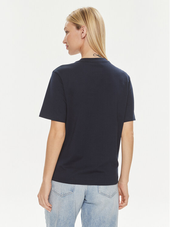 Lacoste Lacoste Футболка TF7215 Cиній Loose Fit