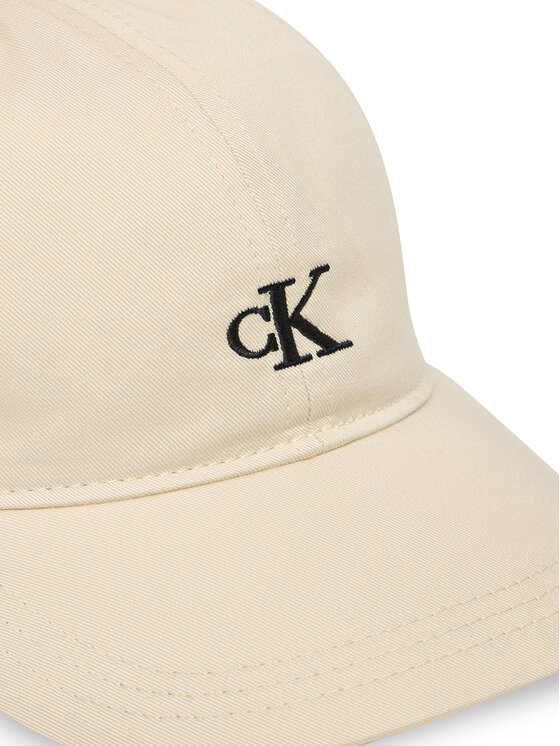 Calvin Klein Jeans Gorra con visera Calvin Klein Jeans Monogram IU0IU00150 Écru