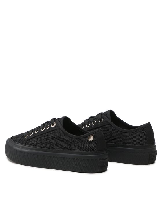 Tommy Hilfiger Scarpe da ginnastica Tommy Hilfiger Platform Vulcanized Sneaker FW0FW07156 Nero