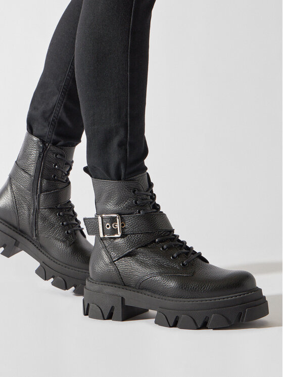 Steve Madden Черевики туристичні Steve Madden Mae SM19000034 SM19000034-017 Чорний