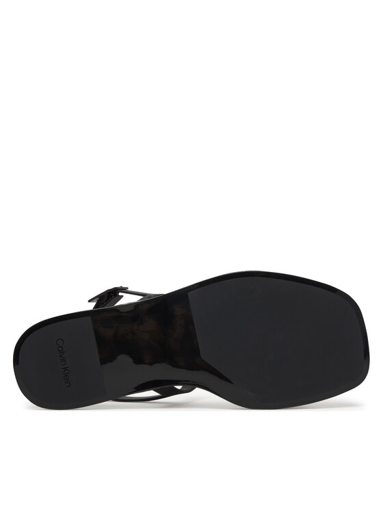 Calvin Klein Sandale Calvin Klein Jelly Sandal Sling Mat Tran Tpu HW0HW02969 Crna