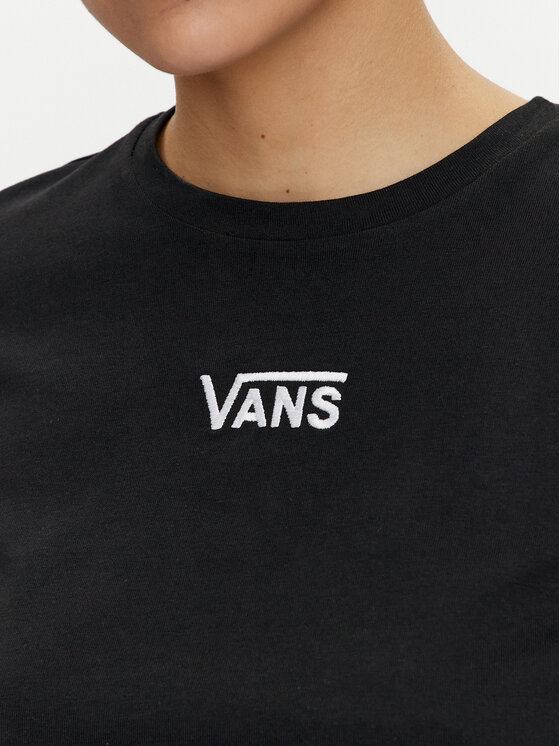 Vans Vans Camiseta Flying V Crew Crop Ii VN000GFF Negro Regular Fit