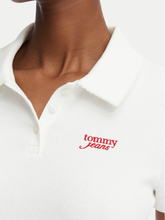 Tommy Jeans Tommy Jeans Polo DW0DW23140 Blanco Regular Fit