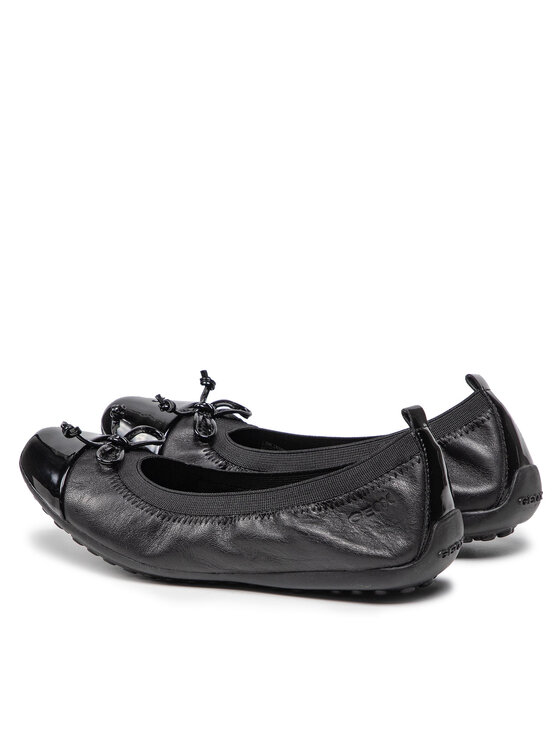 Geox Baleriny Geox J Piuma Bal F J11B0F 03902 C9999 D Czarny