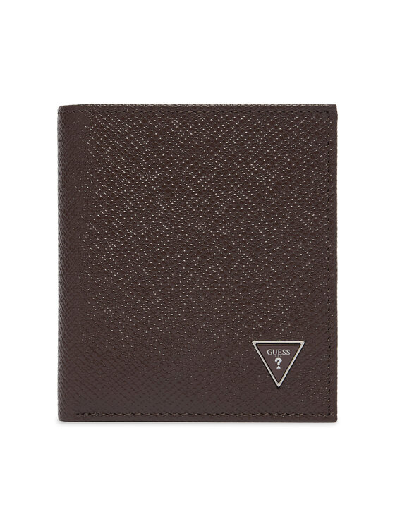 Guess Piniginė Guess SMMISB LEA22 Ruda