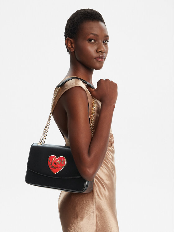 Love Moschino JC4240PP0IKB100A, handtas voor dames, zwart, Zwart