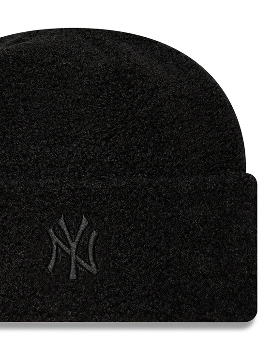 New Era Czapka New Era Borg New York Yankees Cuff Knit Beanie 60580757 Czarny