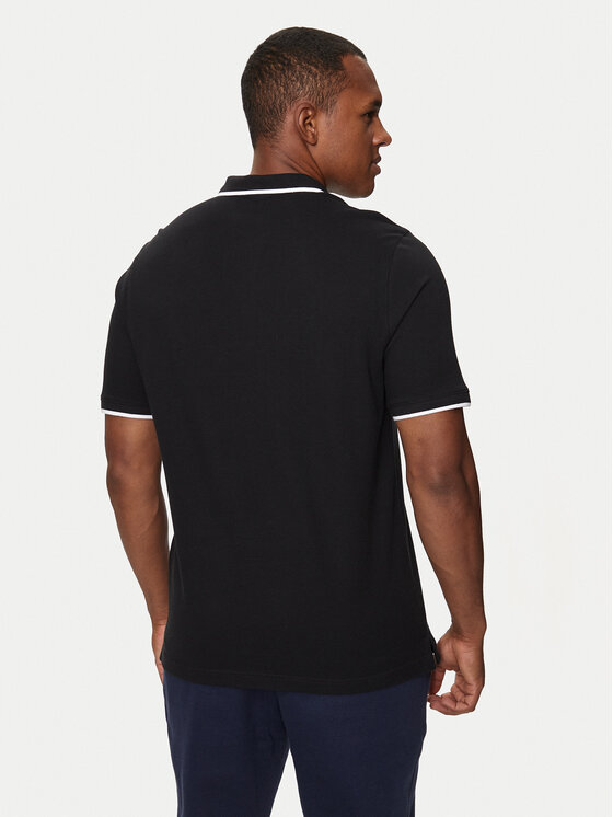 Reebok Reebok Polo marškinėliai Identity Small Logo Polo 100073035 Juoda Regular Fit
