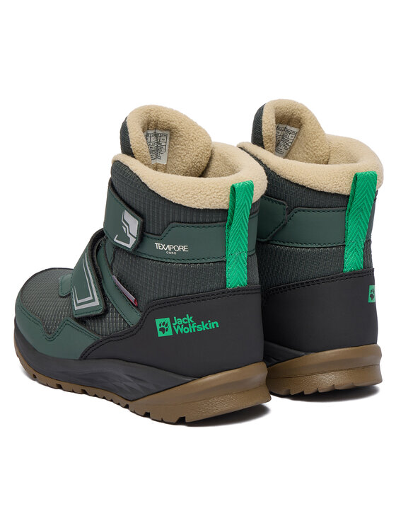 Jack Wolfskin Снігоходи Jack Wolfskin Polar Bear B Texapore Mid VC K A62144 E0206 Зелений