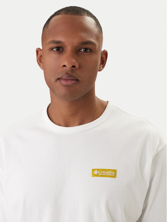 Columbia Columbia Camiseta CSC™ Heavyweight Iconic 2155061 Blanco Relaxed Fit