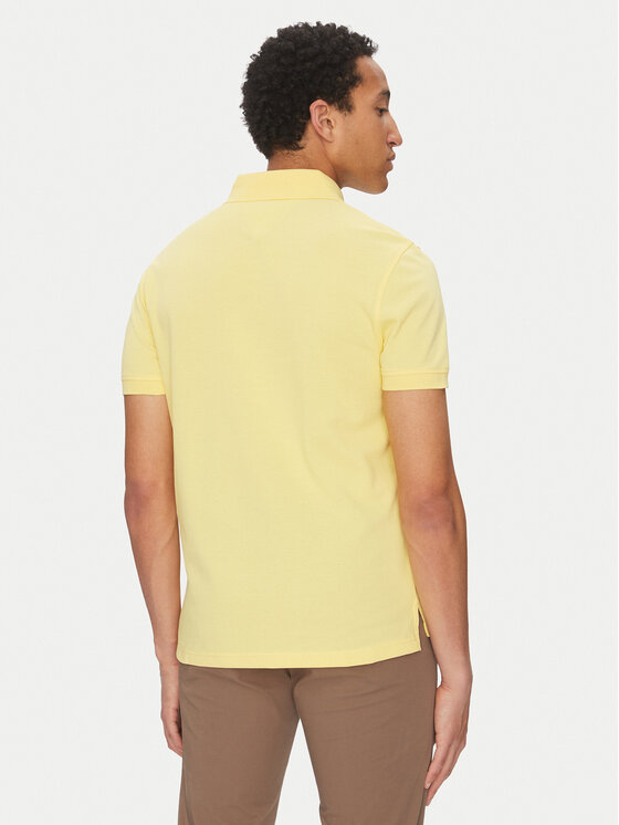 Tommy Hilfiger Tommy Hilfiger Polo majica 1985 MW0MW17770 Rumena Regular Fit