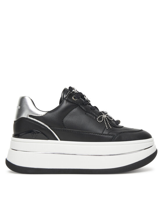 MICHAEL Michael Kors Снікерcи MICHAEL Michael Kors Hayes 43F5HYFS2L Чорний