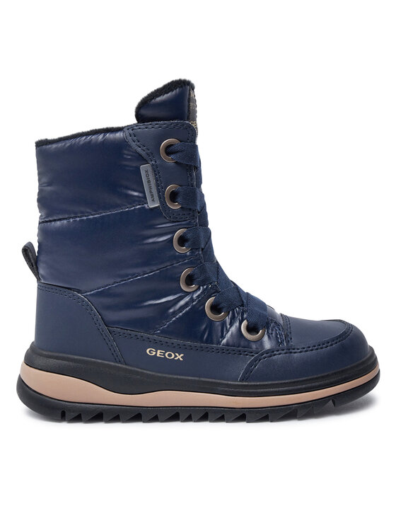 Geox Kozačky Geox J Adelhide Girl B Ab J16EWA 0LVBC C4002 M Tmavomodrá