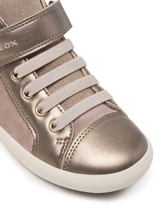 Geox Snīkeri Geox B Gisli Girl B661MA 022NF C5005 S Tumši bēša