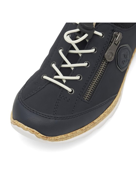 Rieker Sneakersy Rieker N4263-14 Granatowy
