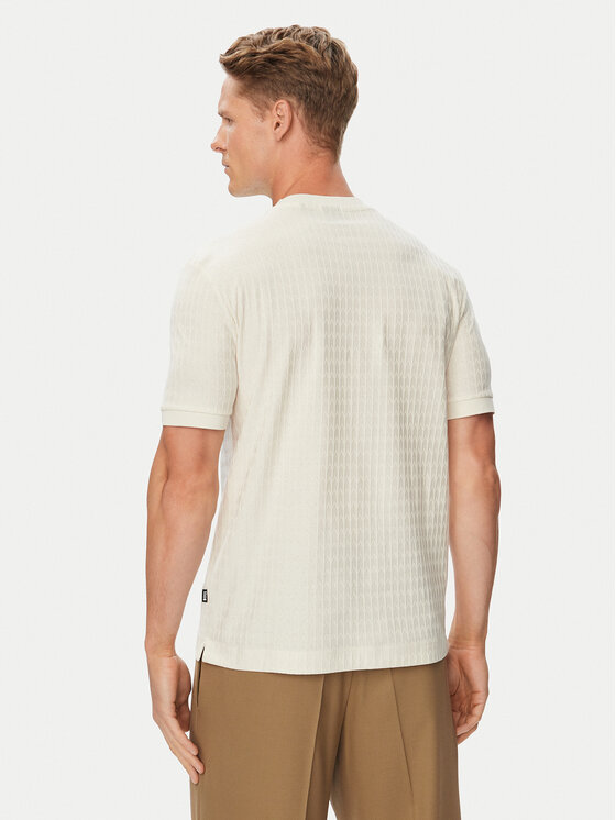 BOSS BOSS Camiseta H-Thompson 321 50567970 Crema Regular Fit