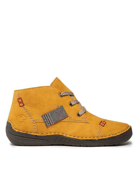 Rieker Bakancs Rieker 52543-69 Sárga