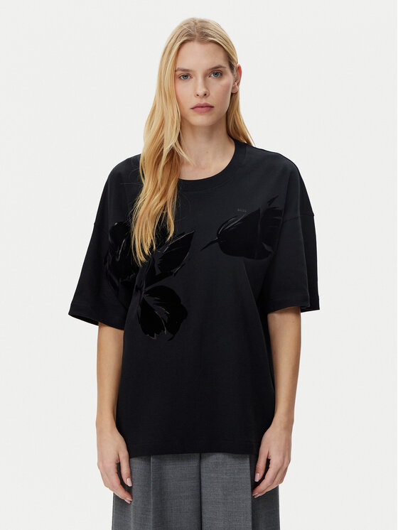 BOSS BOSS T-shirt 50532093 Crna Relaxed Fit