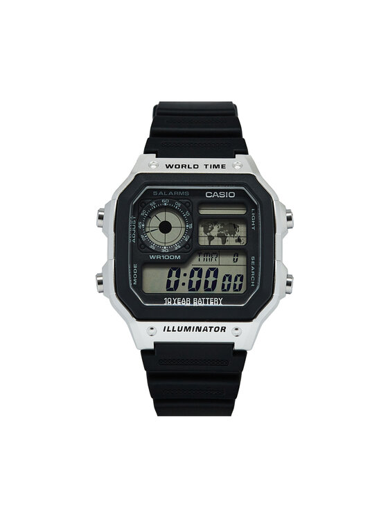 Casio Hodinky Casio AE-1200WH-1CVEF Čierna