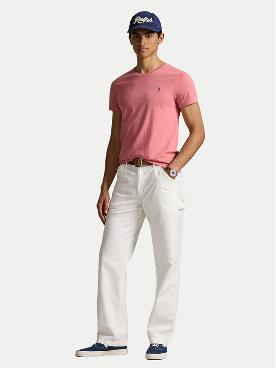 Polo Ralph Lauren Polo Ralph Lauren T-shirt 710671438433 Rosa Custom Slim Fit