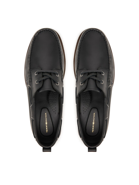 Tommy Hilfiger Mocassini Tommy Hilfiger Light Lth FM0FM05746 Nero