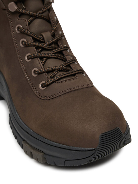 Calvin Klein Gležnjarji Calvin Klein Hybrid Wp Boot Laceup Rebellious YM0YM01077 Rjava